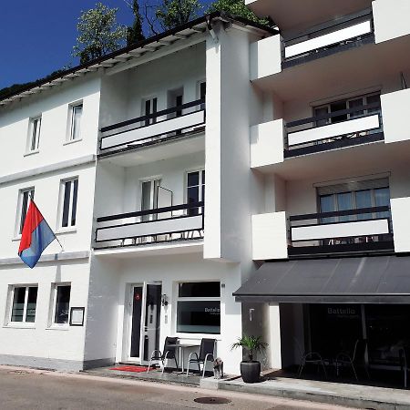 Hotel Garni Battello Melide Buitenkant foto