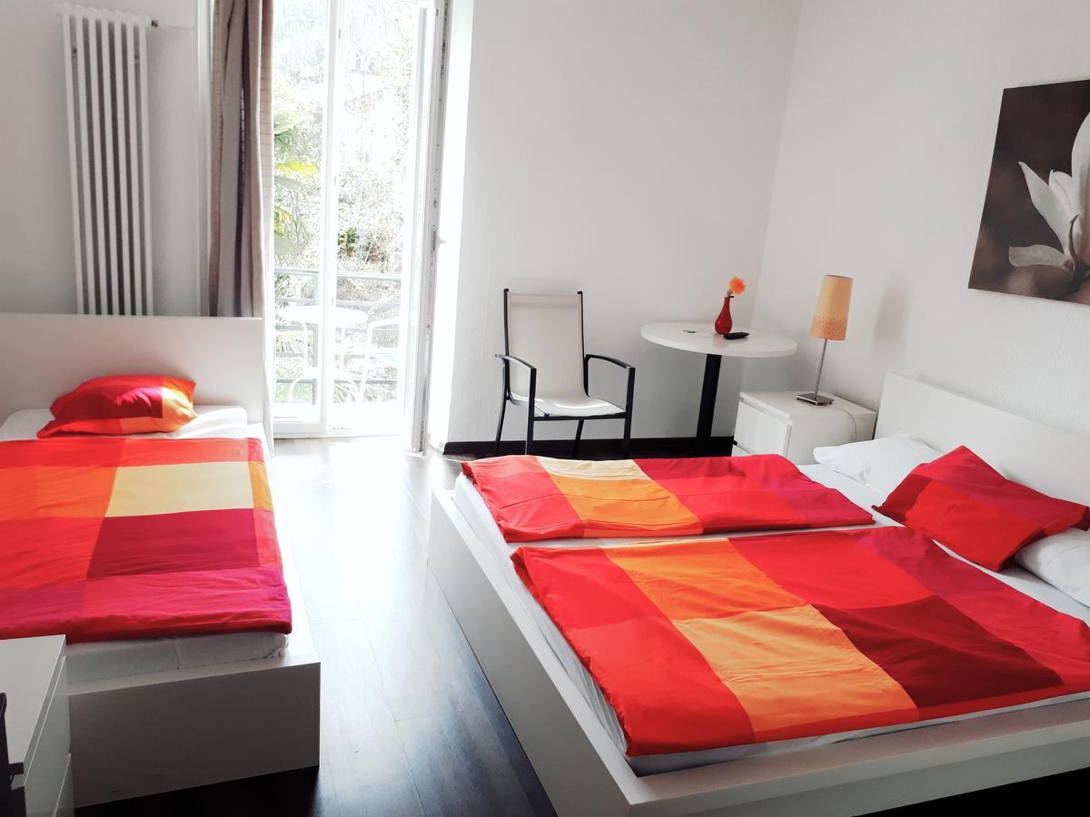 Hotel Garni Battello Melide Buitenkant foto