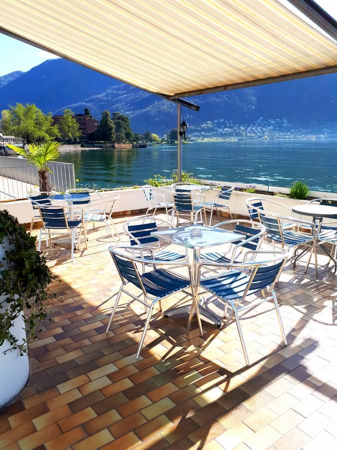 Hotel Garni Battello Melide Buitenkant foto