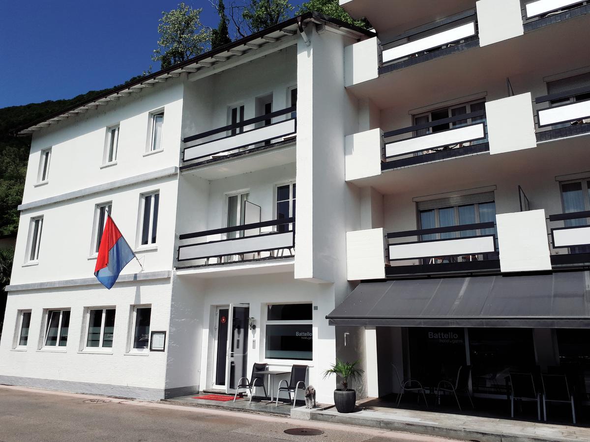 Hotel Garni Battello Melide Buitenkant foto